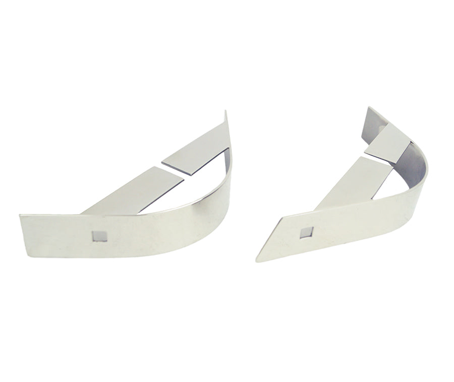 Kentrol Jeep YJ Rear Body Guard Pair 87-95 Wrangler TJ Polished Silver Kentrol