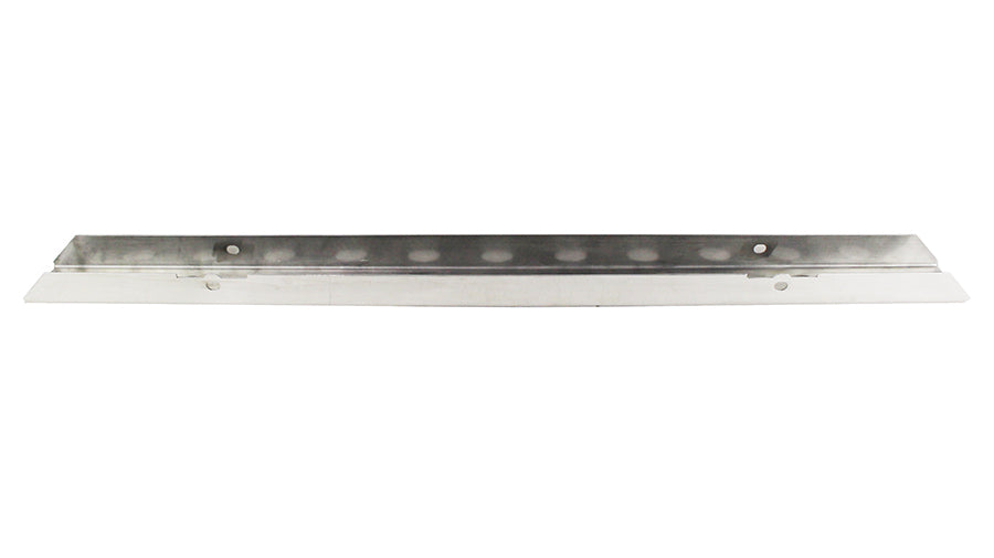 Kentrol Jeep YJ 54 Inch Front Bumper with holes (No License Plate Holes) 87-95 Wrangler TJ Polished Silver Kentrol