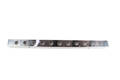 Jeep YJ 54 Inch Front Bumper with holes 87-95 Wrangler TJ Polished Silver Kentrol-3