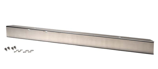 Kentrol Jeep YJ 54 Inch Front Bumper Without Holes (No License Plate Holes) 87-95 Wrangler TJ Polished Silver Kentrol