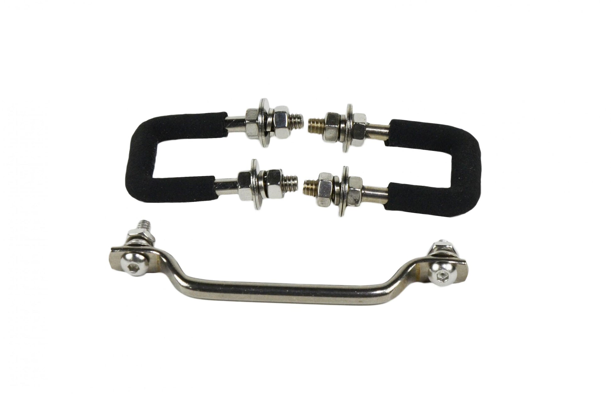 Kentrol Jeep YJ Windshield Tie Down Kit 87-95 Wrangler TJ Polished Silver Kentrol