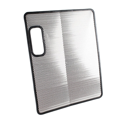 Jeep YJ Bug Shield 87-95 Wrangler TJ Polished Silver Kentrol-2