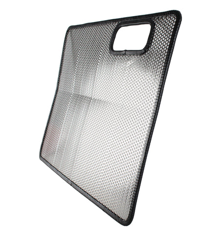 Jeep YJ Bug Shield 87-95 Wrangler TJ Polished Silver Kentrol-3