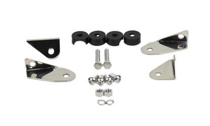 Jeep YJ Mirror Kit Pair 87-95 Wrangler TJ Polished Silver Kentrol-4