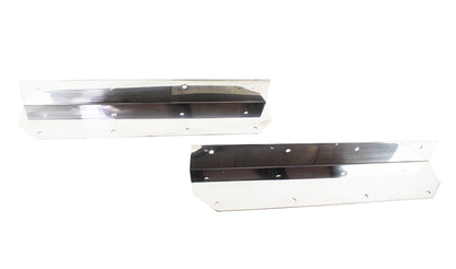 Jeep YJ Step Cover Inlay Pair 87-95 Wrangler TJ Polished Silver Kentrol-1