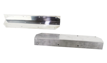Jeep YJ Step Cover Inlay Pair 87-95 Wrangler TJ Polished Silver Kentrol-3