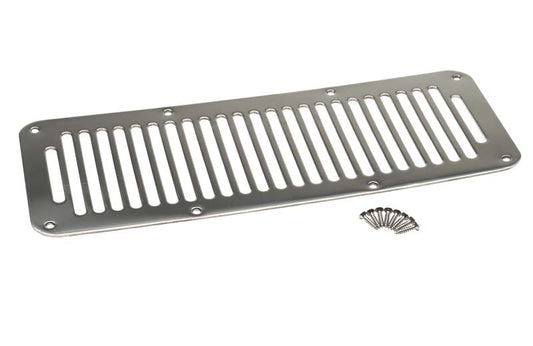Kentrol Jeep YJ Hood Vent 8 Holes 87-95 Wrangler TJ Polished Silver Kentrol