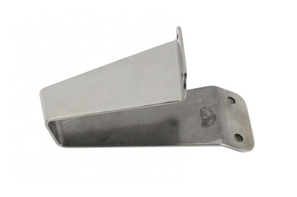 Jeep CJ/YJ Tailgate Tire Stop 76-95 CJ and Wrangler YJ Polished Silver Kentrol-2