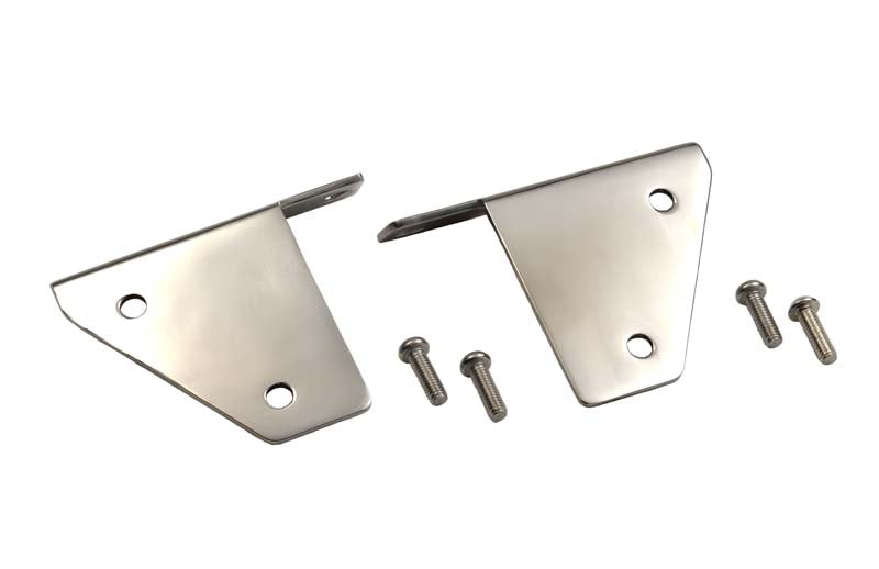 Kentrol Jeep CJ/YJ Spot Light Bracket Pair 76-95 CJ and Wrangler YJ Polished Silver Kentrol