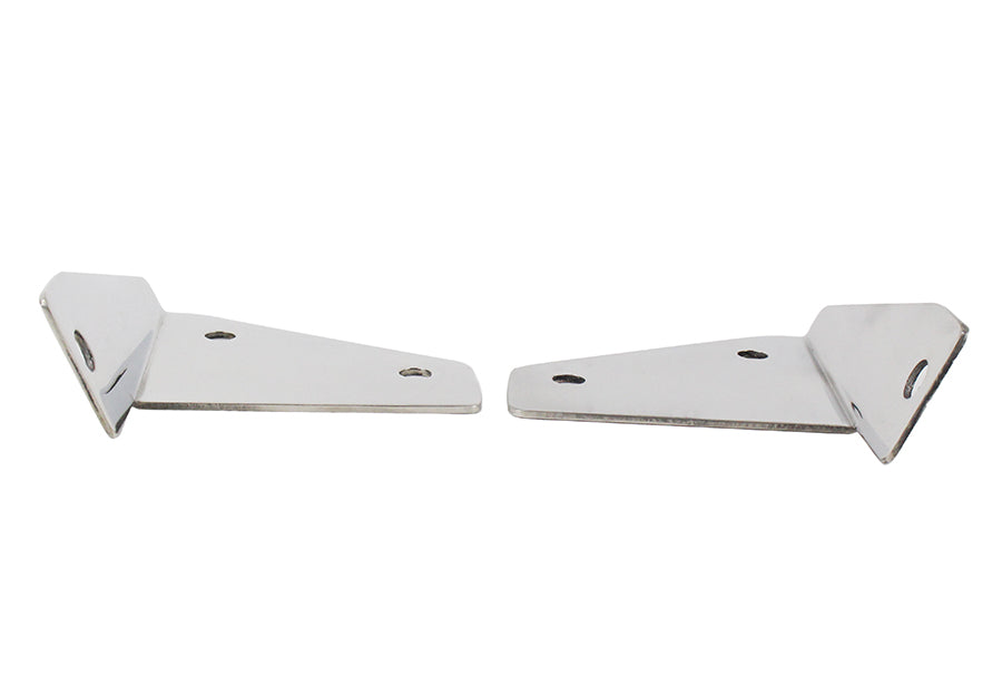 Kentrol Jeep CJ/YJ Spot Light Bracket Pair 76-95 CJ and Wrangler YJ Polished Silver Kentrol