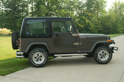 Jeep YJ Hardtop Door Hinge Set 4 Pieces 94-95 Wrangler YJ Polished Silver Kentrol-5