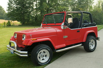 Jeep CJ/YJ Hood Kit 78-95 CJ and Wrangler YJ Polished Silver Kentrol-4