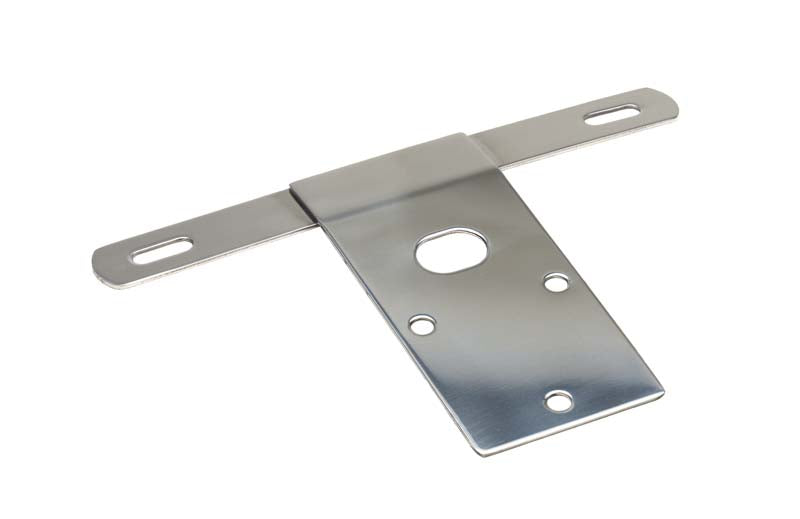 Kentrol Jeep CJ License Plate Bracket 76-86 CJ Polished Silver Kentrol