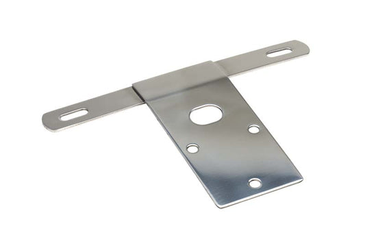 Kentrol Jeep CJ License Plate Bracket 76-86 CJ Polished Silver Kentrol