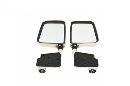 Jeep YJ/TJ Mirror Kit Pair 88-06 Wrangler YJ/TJ Polished Silver Kentrol-1