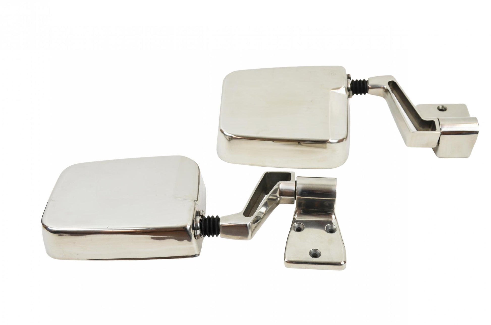 Kentrol Jeep YJ/TJ Mirror Kit Pair 88-06 Wrangler YJ/TJ Polished Silver Kentrol