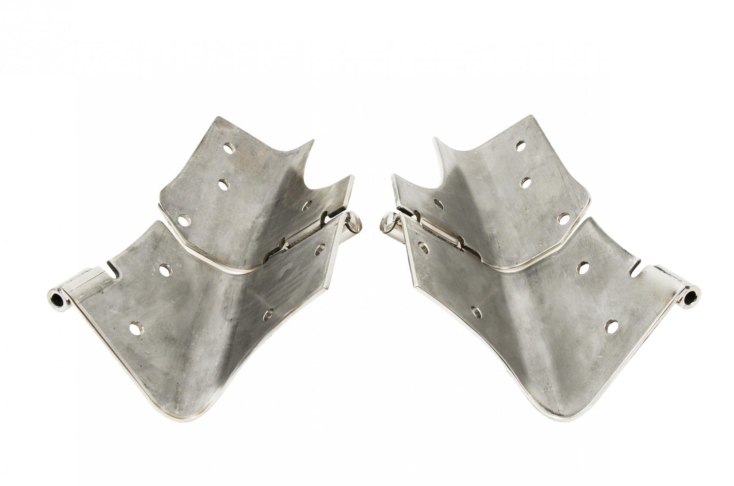 Kentrol Jeep TJ Windshield Hinge Pair 97-06 Wrangler TJ Polished Silver Kentrol