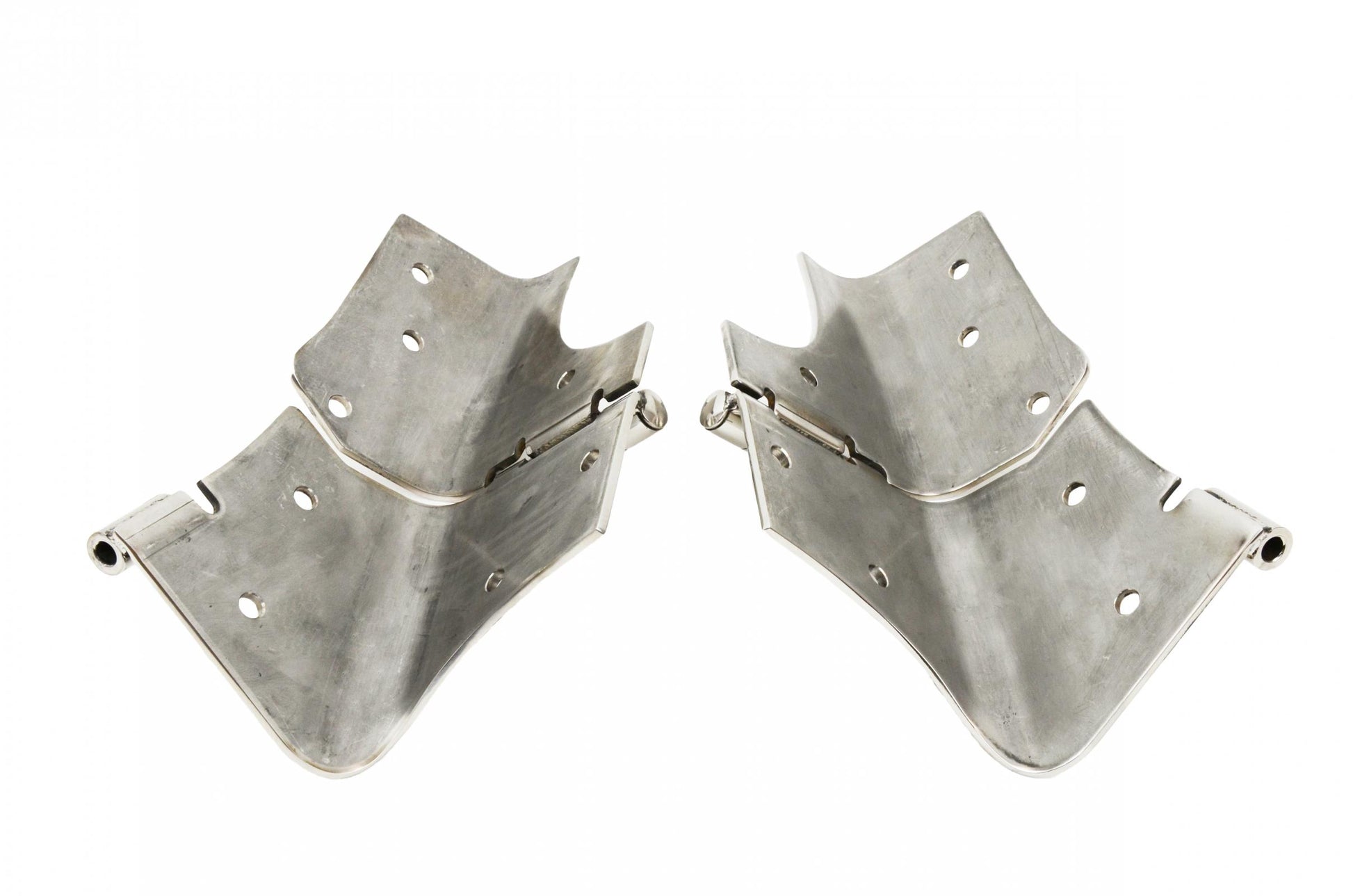 Kentrol Jeep TJ Windshield Hinge Pair 97-06 Wrangler TJ Polished Silver Kentrol