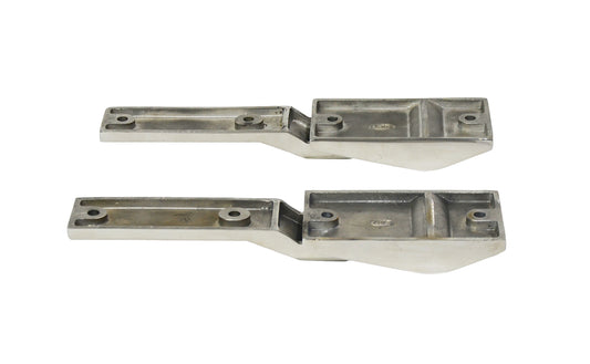 Jeep TJ Tailgate Hinge Pair 97-04 Wrangler TJ Polished Silver Kentrol-1