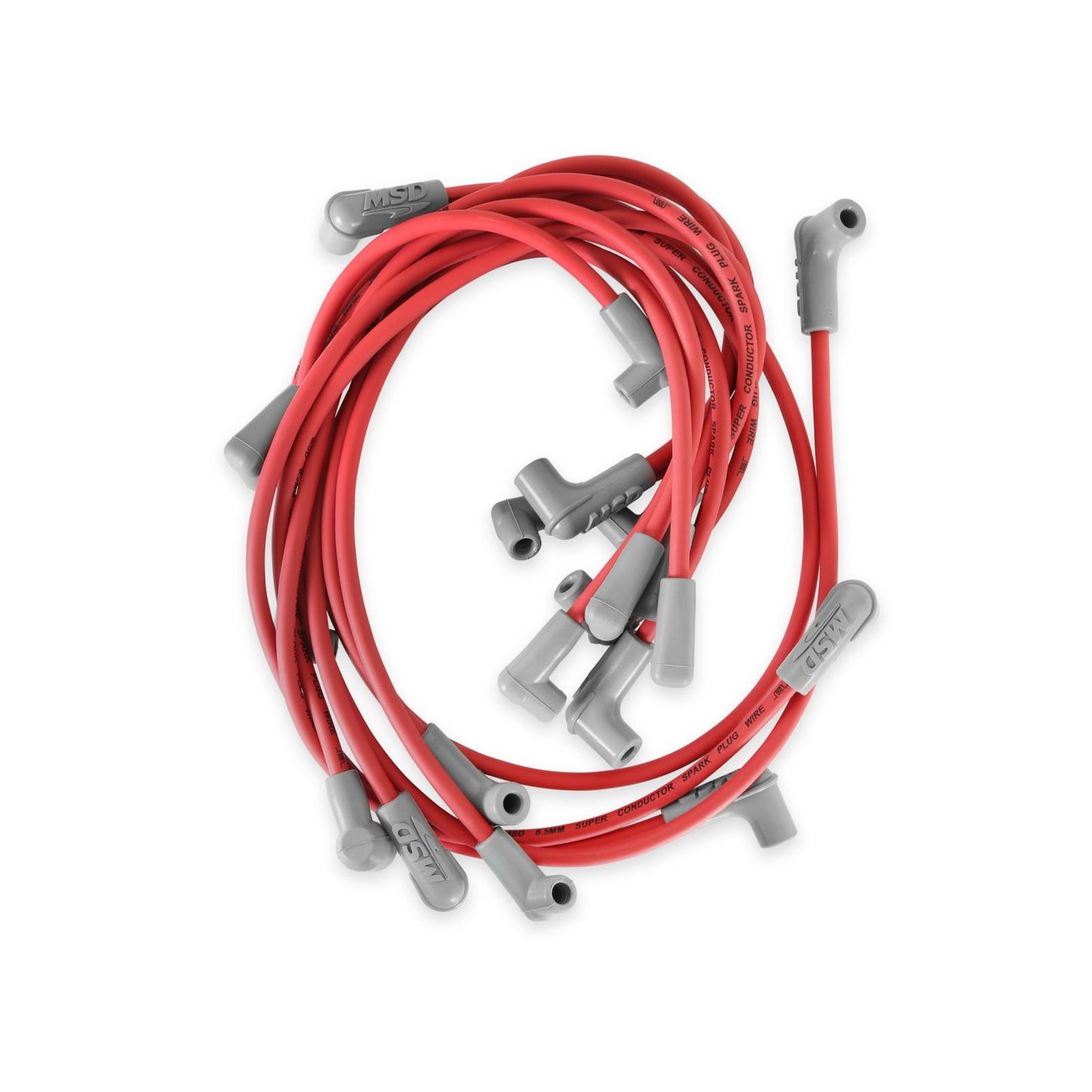 Sb Chevy Super Conductor Spark Plug Wire Set For Use With Pn 8541 Crab Cap The Race Tailored 8.5Mm Super Conductor Wire Sets Are Designed Specifically To Fit Race Engines Equipped With Headers Or An Distributor MSD Ignition