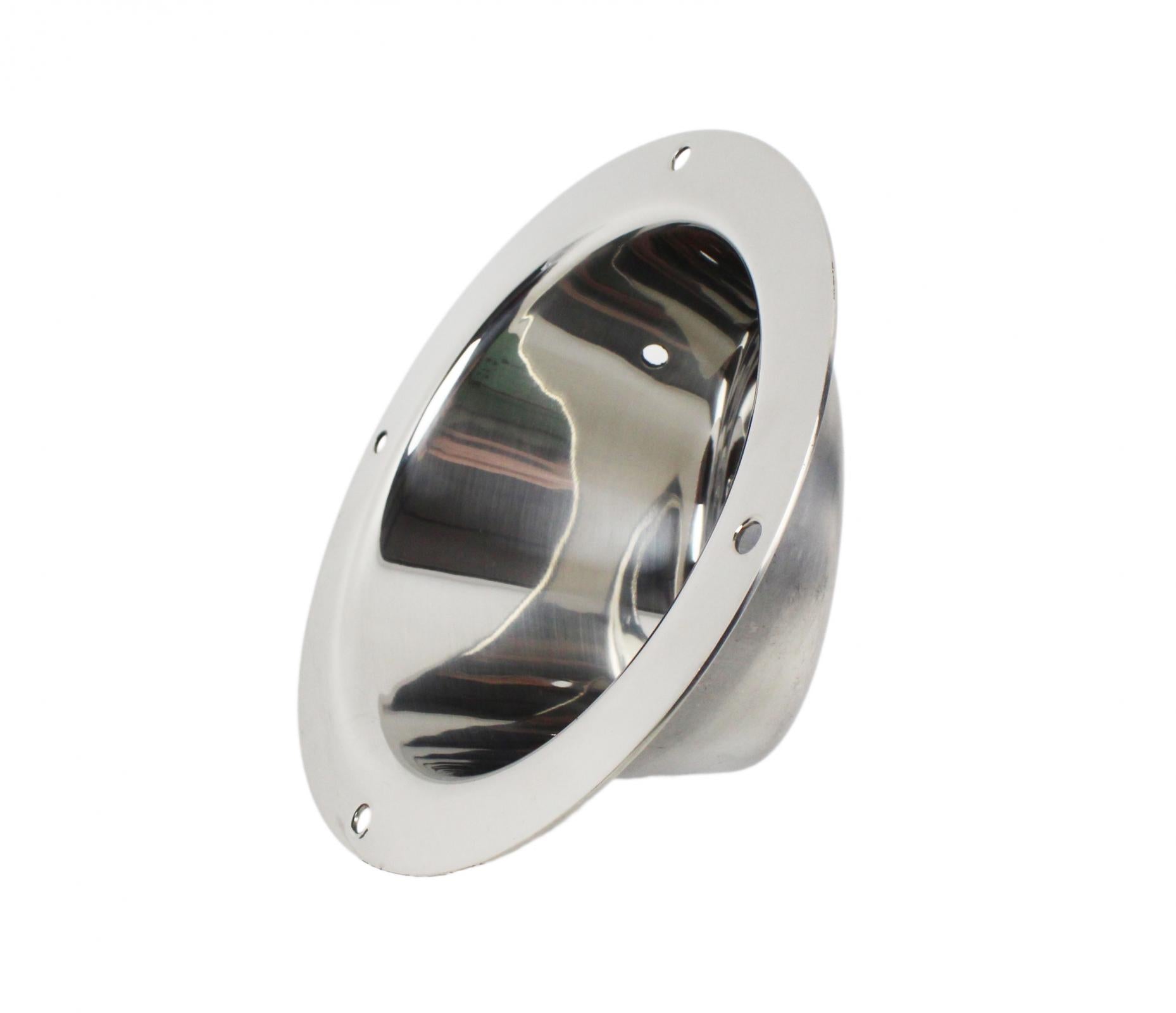 Kentrol Jeep TJ Gas Filler Neck 97-06 Wrangler TJ Polished Silver Kentrol