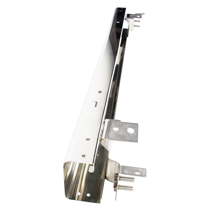 Kentrol Jeep TJ 50 Inch Rear Bumper 97-06 Wrangler TJ Polished Silver Kentrol