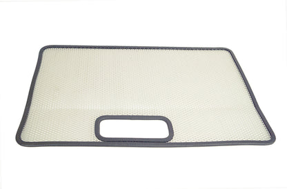 Jeep TJ Bug Shield 97 Wrangler TJ Polished Silver Kentrol-3