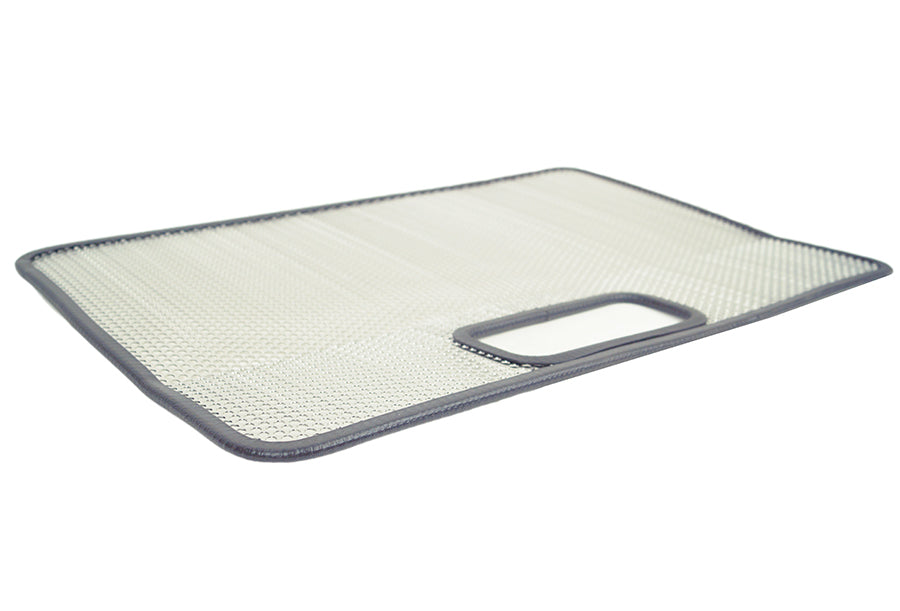 Jeep TJ Bug Shield 97 Wrangler TJ Polished Silver Kentrol-4