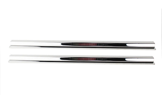 Jeep TJ Entry Guards Pair 97-06 Wrangler TJ Polished Silver Kentrol-1