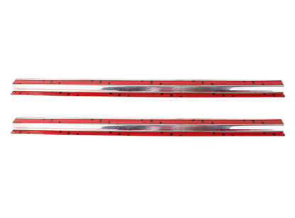 Jeep TJ Entry Guards Pair 97-06 Wrangler TJ Polished Silver Kentrol-2