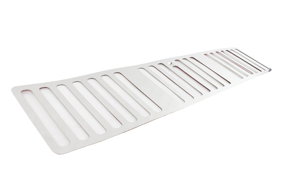 Kentrol Jeep TJ Hood Vent 97 Wrangler TJ Polished Silver Kentrol