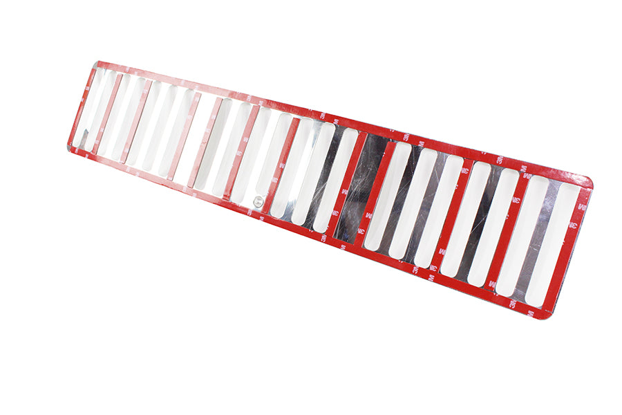 Kentrol Jeep TJ Hood Vent 97 Wrangler TJ Polished Silver Kentrol