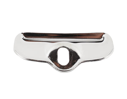 Jeep CJ Battery Tray Clamp 76-86 CJ Polished Silver Kentrol-2
