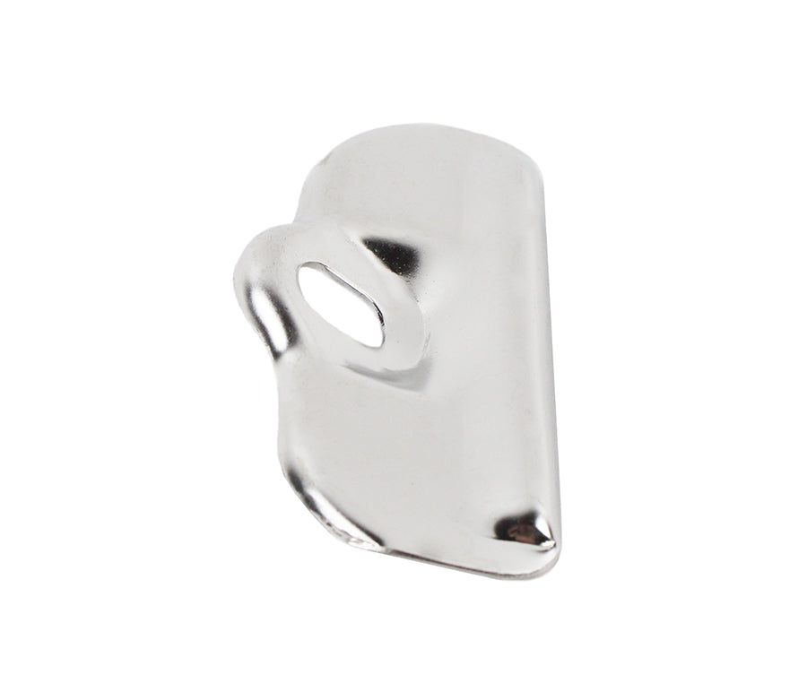 Jeep CJ Battery Tray Clamp 76-86 CJ Polished Silver Kentrol-3