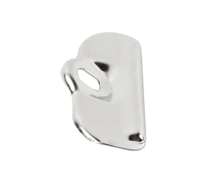 Jeep CJ Battery Tray Clamp 76-86 CJ Polished Silver Kentrol-3