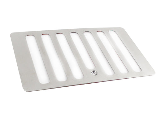 Jeep TJ Hood Vent 98-06 Wrangler TJ Polished Silver Kentrol-1