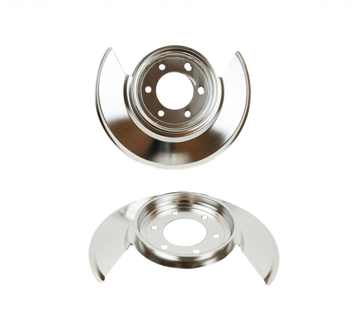 Kentrol Jeep CJ Disc Brake Dust Cover Pair 76-78 CJ Polished Silver Kentrol