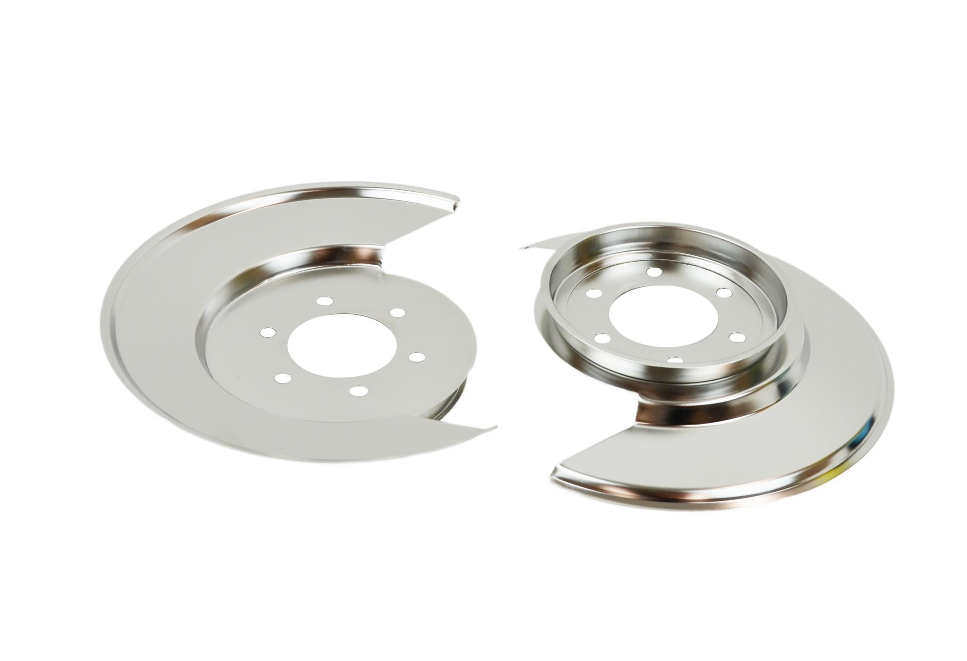 Kentrol Jeep CJ Disc Brake Dust Cover Pair 76-78 CJ Polished Silver Kentrol