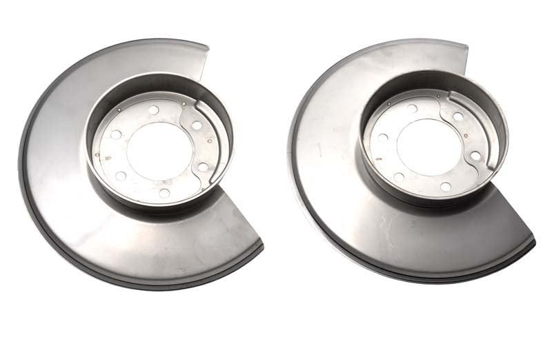 Kentrol Jeep CJ Disc Brake Dust Cover Pair 78-86 CJ Polished Silver Kentrol