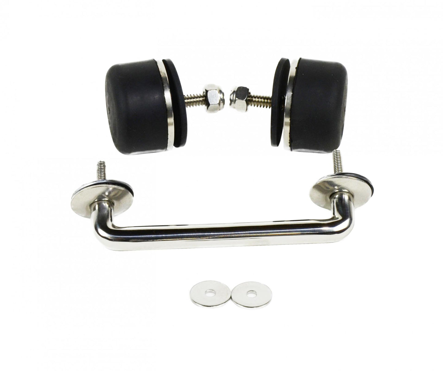 Kentrol Jeep TJ/JK Windshield Tie Down Kit 97-18 Wrangler TJ/JK Polished Silver Kentrol