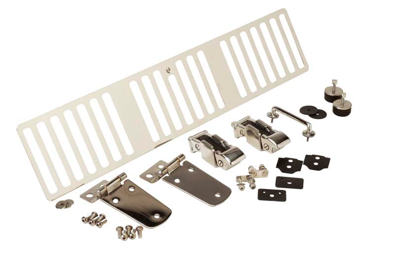 Kentrol Jeep TJ Hood Kit  97 Wrangler TJ Polished Silver Kentrol