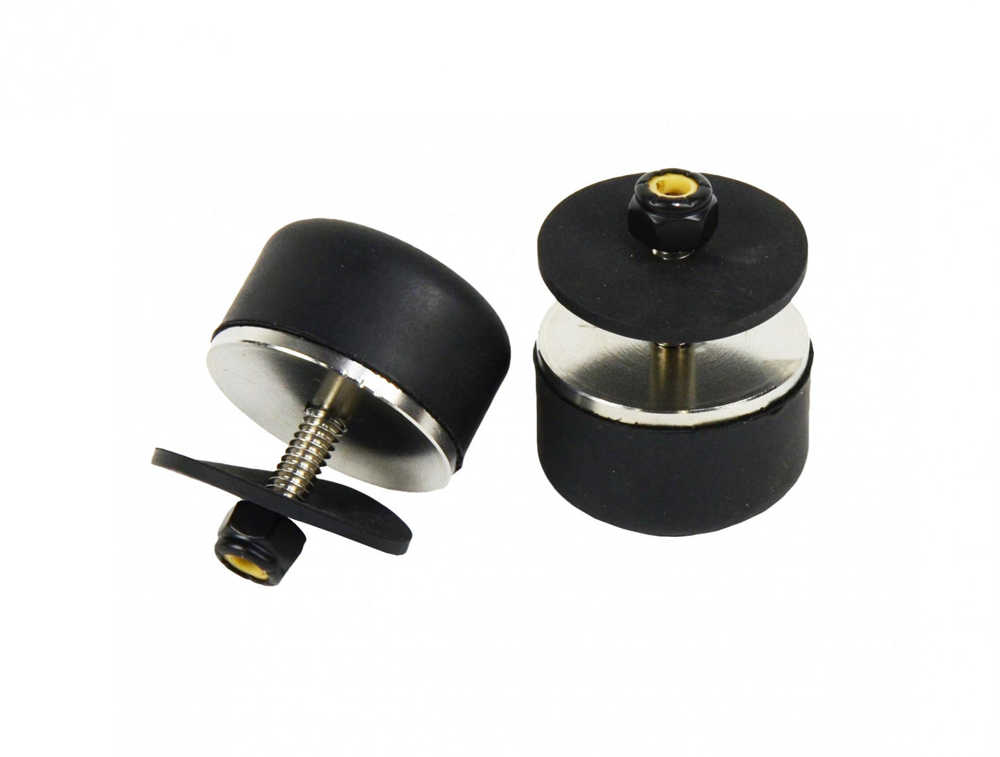 Kentrol Jeep TJ/JK Hood Bumpers 97-18 Wrangler TJ/JK Polished Silver Kentrol