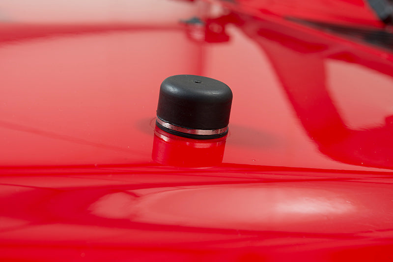 Kentrol Jeep TJ/JK Hood Bumpers 97-18 Wrangler TJ/JK Polished Silver Kentrol