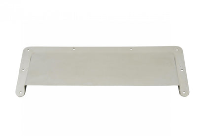Jeep CJ/YJ Hood Vent Air Scoop 78-95 CJ and Wrangler YJ Polished Silver Kentrol-2