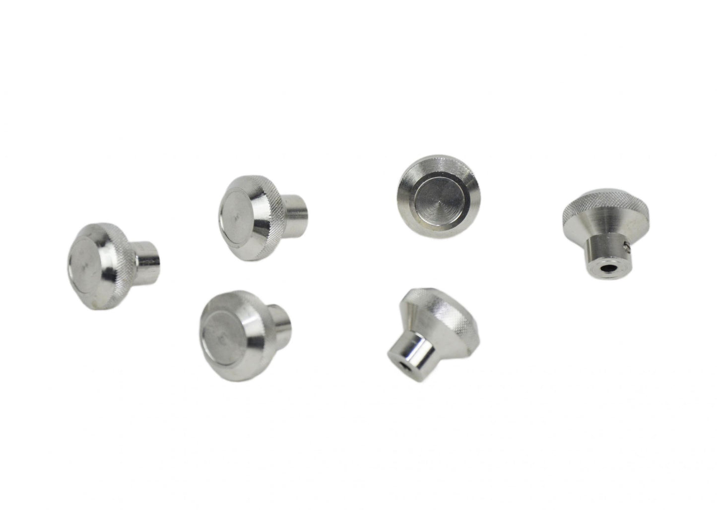 Kentrol Jeep CJ Interior Knob Set 6 Pieces 76-86 CJ Polished Silver Kentrol