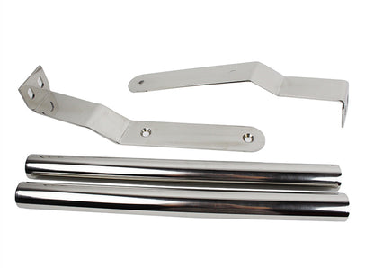 Jeep CJ/YJ Grill Guard 87-06 Wrangler TJ/YJ Polished Silver Kentrol-1
