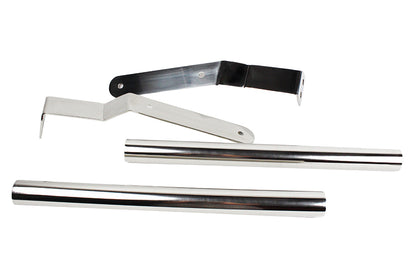Jeep CJ/YJ Grill Guard 87-06 Wrangler TJ/YJ Polished Silver Kentrol-3