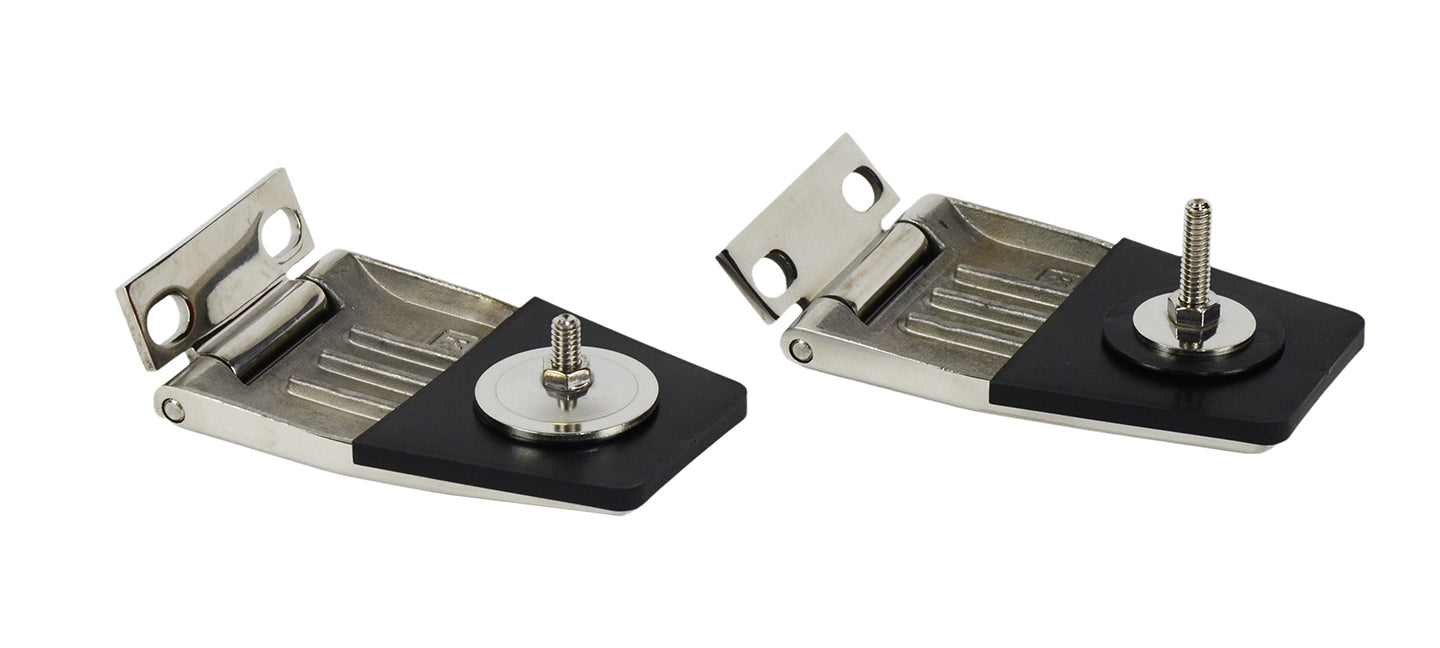 Kentrol Jeep YJ/TJ Hardtop Liftgate Hinge Pair 87-06 Wrangler TJ/YJ Polished Silver Kentrol