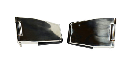Jeep YJ/TJ Hardtop Liftgate Hinge Pair 87-06 Wrangler TJ/YJ Polished Silver Kentrol-4