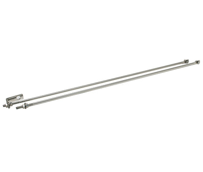Jeep CJ Strut Rod Kit 72-86 CJ Polished Silver Kentrol